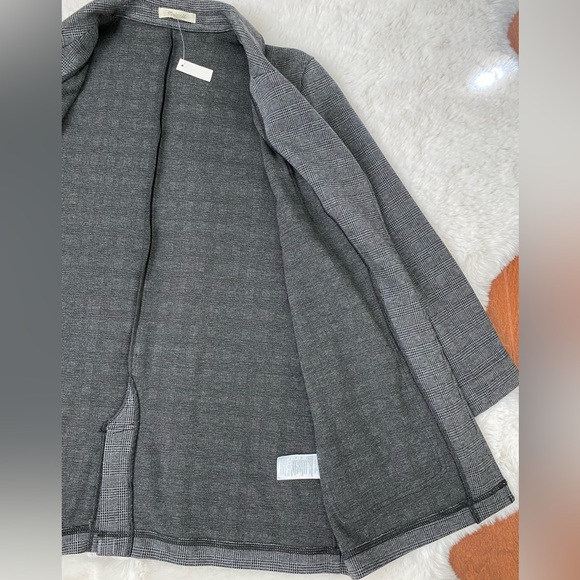 NWT Madewell Knit Blazer Cardigan in Plaid - Picture 9 of 14